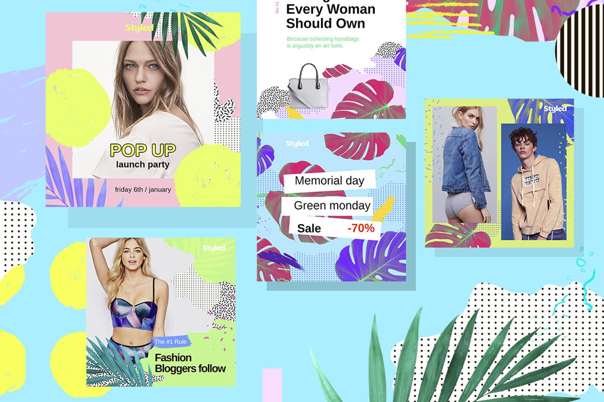 Styled Social Media Kit, a Social Media Template by Amirzhanuly (Photo 7 of 14)
