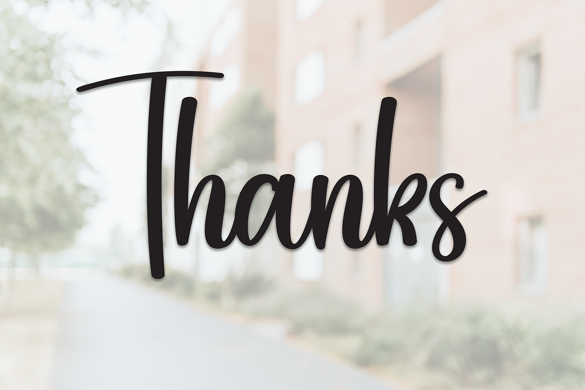 Outside | Script Font, a Handwritten Font by Scratchones (Photo 9 of 9)
