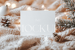 Landscape Greeting Card Mockup