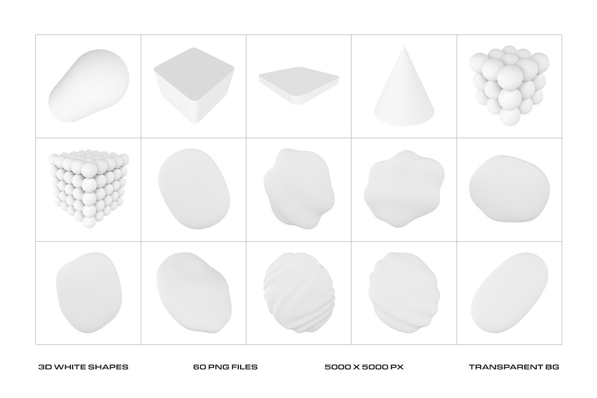Modern 3D White - 60 illustrations, an Object Graphic by assetpro.design (Photo 8 of 11)