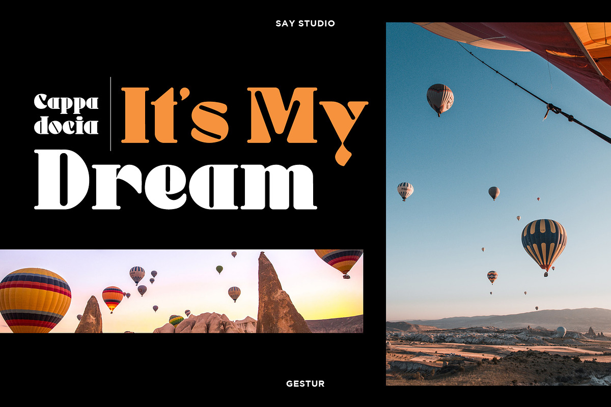 Gestur Display Font, a Sans Serif Font by Say Studio (Photo 4 of 15)