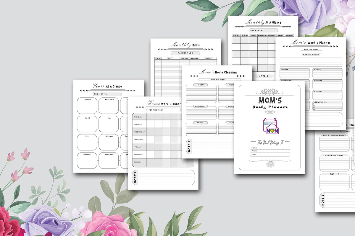 Mom's Planner, a Stationery Template by design_hut (Photo 3 of 3)