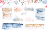 Watercolor Sea Collection. Patterns, an Object Graphic by Slastick (Thumbnail 3 of 7)