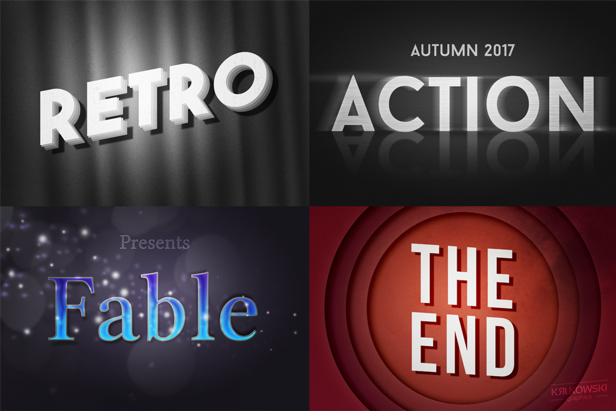 Cinematic Text Effects Mockup preview 3