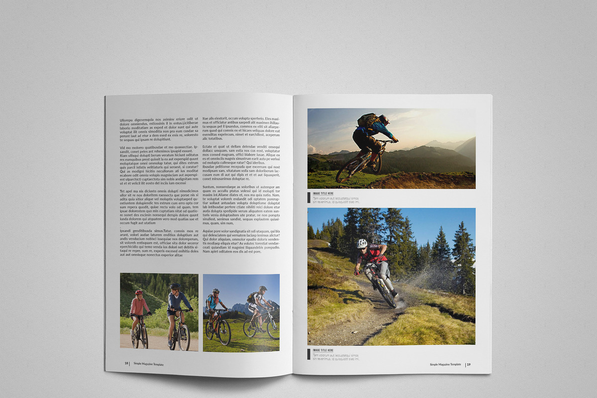 Simple & Clean Magazine Template, a Magazine Template by Uloel Design (Photo 10 of 12)