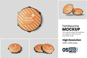 Tambourine Mockup, a Product Mockup by bimockup (Thumbnail 1 of 6)