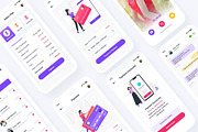 Insurance Mobile App UI Template, an App Template by RiveupDigital (Thumbnail 6 of 7)