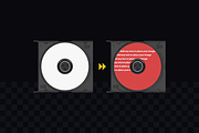 Jewel Case CD Mockup Kit, a Packaging Mockup by BORT GRAPHIC (Thumbnail 3 of 8)