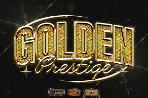 Luxury Gold Typography Text Effect, a Layer Style Add-On by Matsero