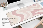 Deskmat - Mousepad Mockup, an Advertising Mockup by Alolieli Studio (Thumbnail 4 of 5)