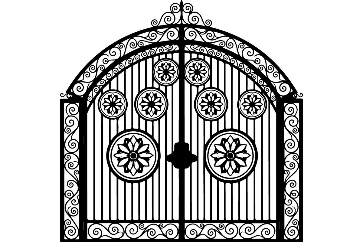 Decorative Iron Gate Bundle, a Decorative Illustration by Designer_Momina (Photo 15 of 26)