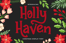 Holly Haven Serif Display Font