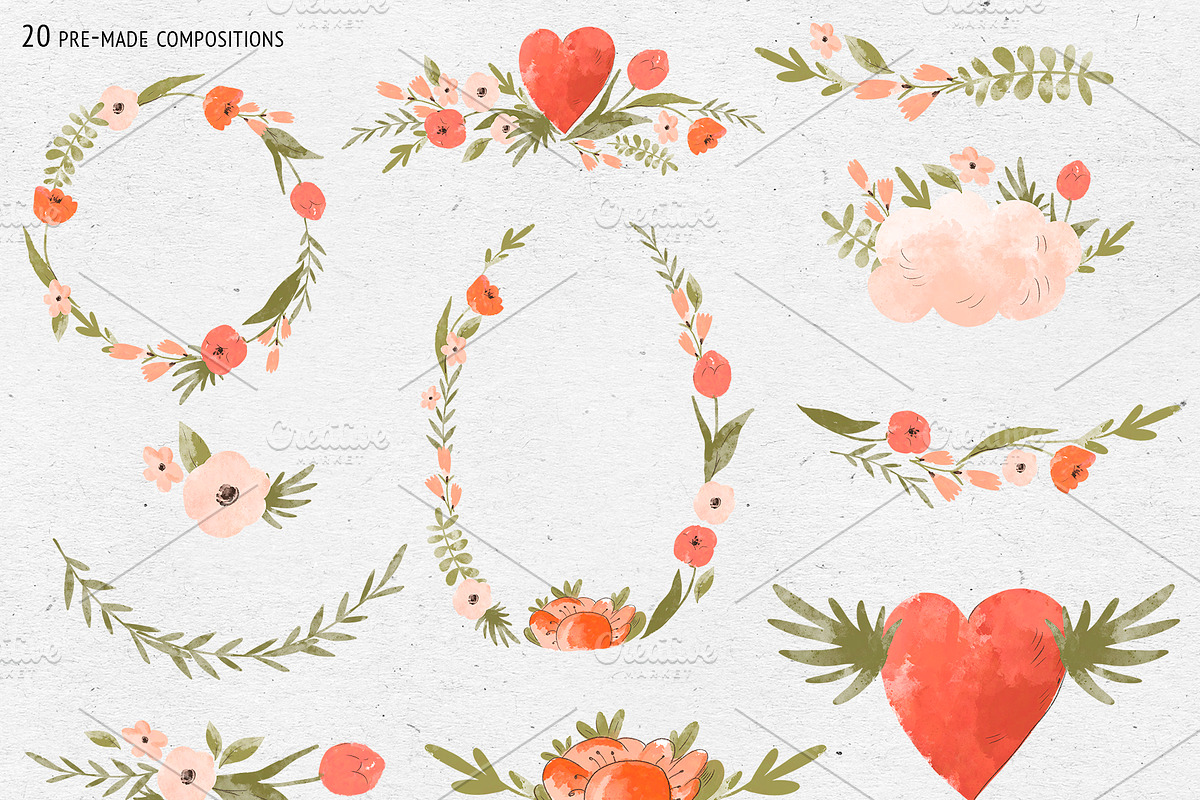 Love bunnies collection, an Animal Illustration by Belusuab (Photo 4 of 13)