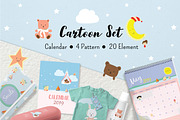 Adorable animal calendar 1# 2019, an Animal Illustration by Piixypeach (Thumbnail 1 of 9)