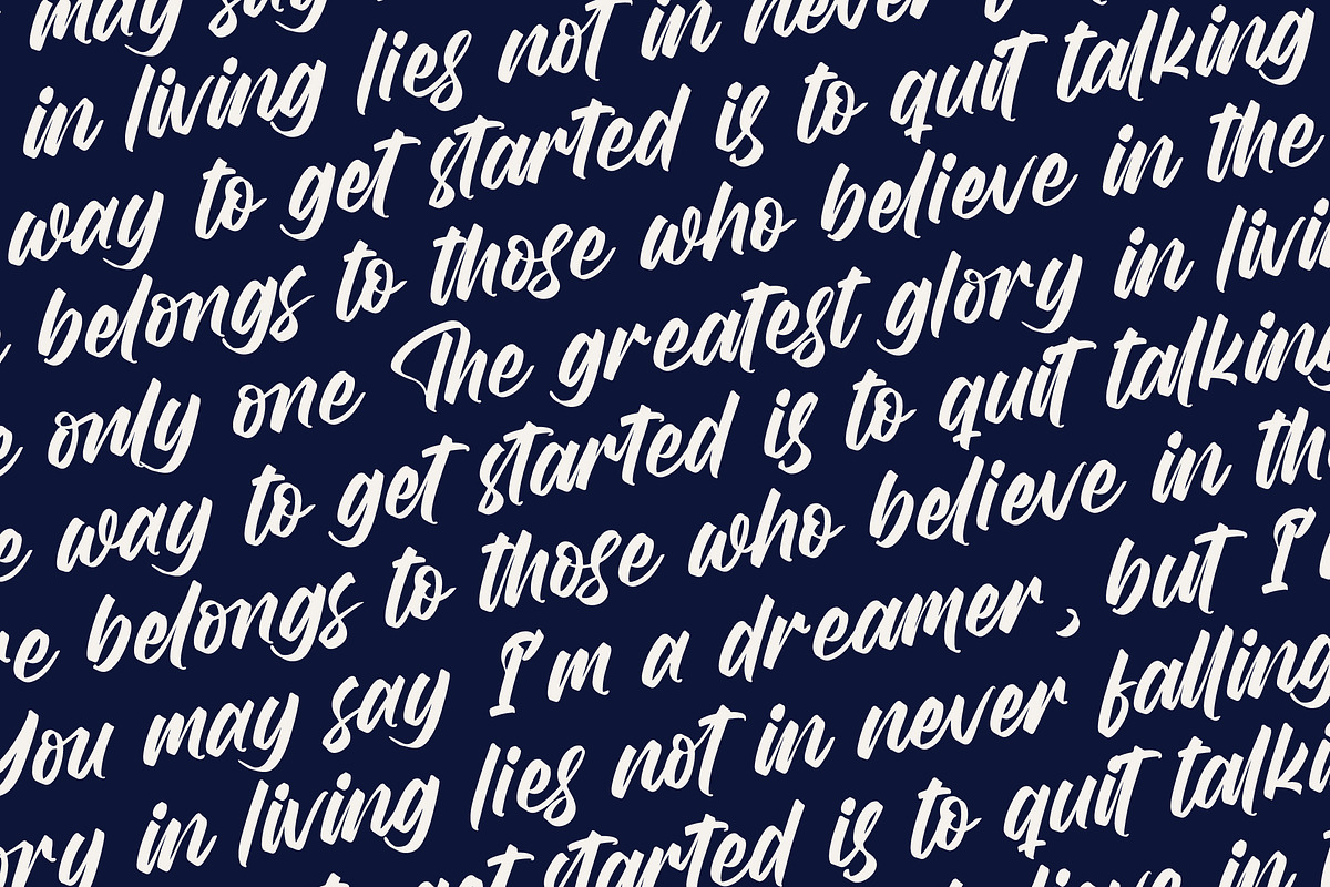 Duster Nighty Bold Handwritten Fon, a Script Font by Letterena Studios Script (Photo 18 of 20)