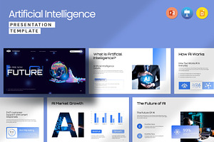 Artificial Intelligence Presentation, a Presentation Template by evgenystudio