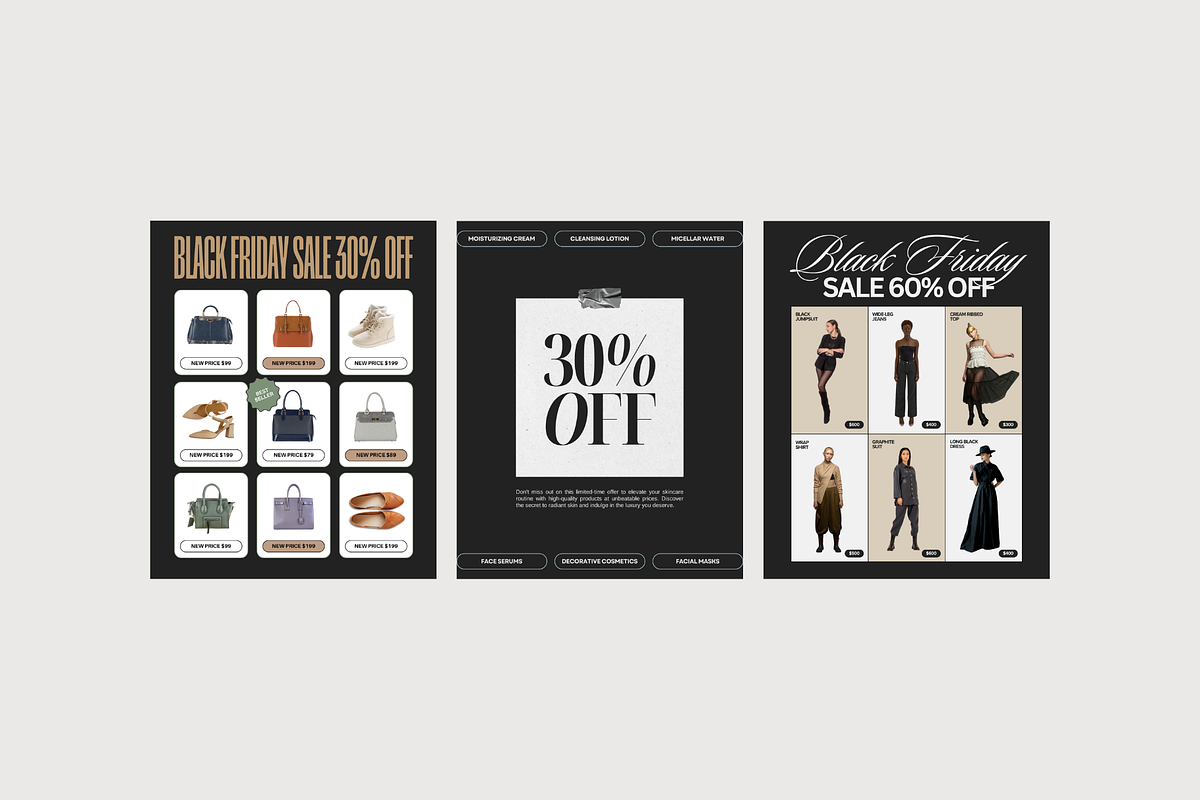 Black Friday Instagram Posts preview 4