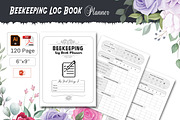 Beekeeping Log Book, a Stationery Template by design_hut (Thumbnail 1 of 3)