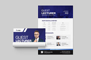 Guest Lecturer Poster Template, a Flyer Template by BrandPacks (Thumbnail 2 of 4)