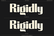 Rigidly - Thoughtfully Geometric, a Sans Serif Font by Bnick (Thumbnail 4 of 13)