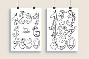 Funny Numbers, a Decorative Illustration by Polanika (Thumbnail 4 of 4)