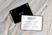 Black and White Wedding Invitation, a Templates & Theme by Evara Creative Agency (Thumbnail 3 of 8)