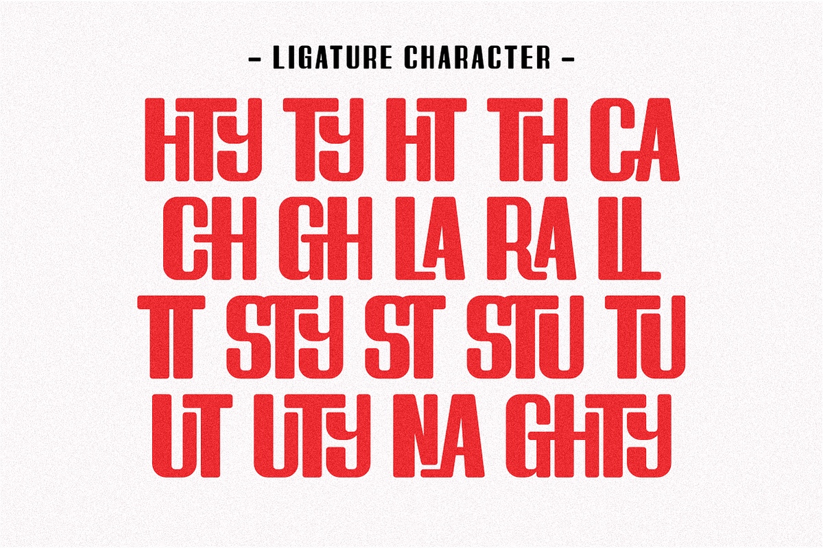 Naughty - Retro Display Typeface, a Sans Serif Font by Pian45 Studio (Photo 8 of 8)