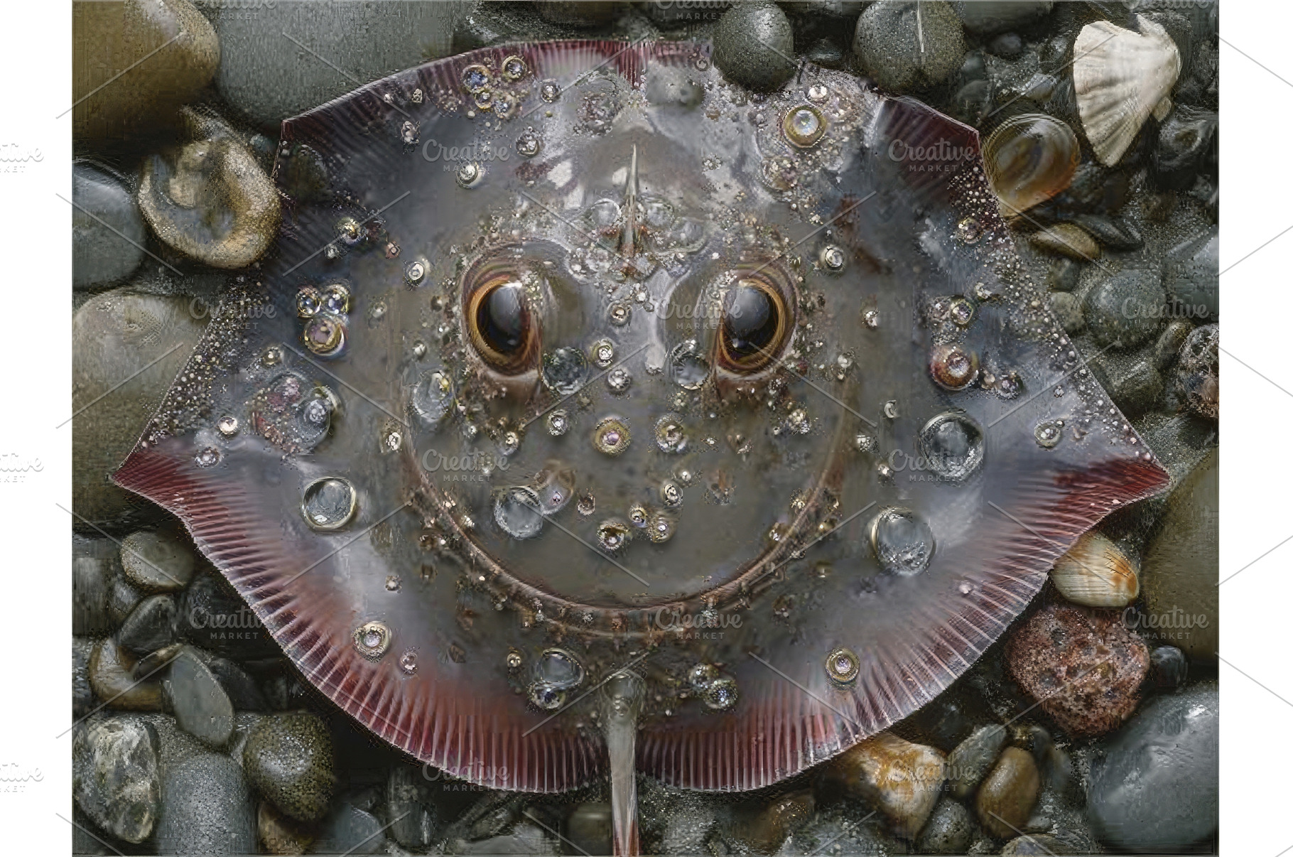 The lifeless bodies of a skate ray, an Animal Photo by ZinetroN