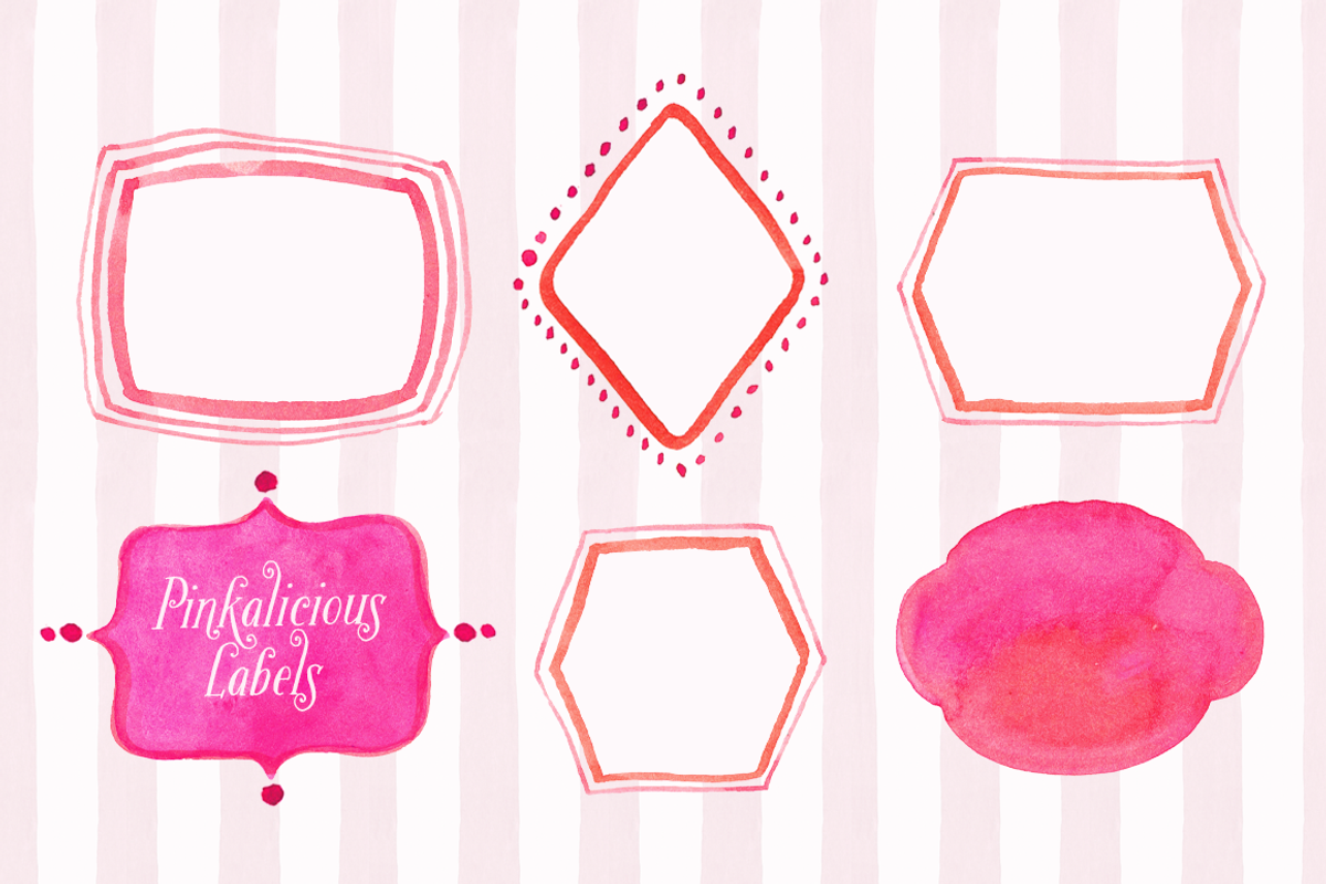 Pinkalicious Labels, an Illustration by KLUGE+CO (Photo 6 of 9)