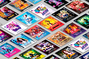 50 Night Club Party Flyer Bundle 5, a Flyer Template by NanoAgency (Thumbnail 2 of 2)