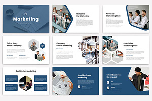 Marketing Pptx-Key-Slide Template