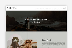 Pixie Petal Responsive Blog WooComme