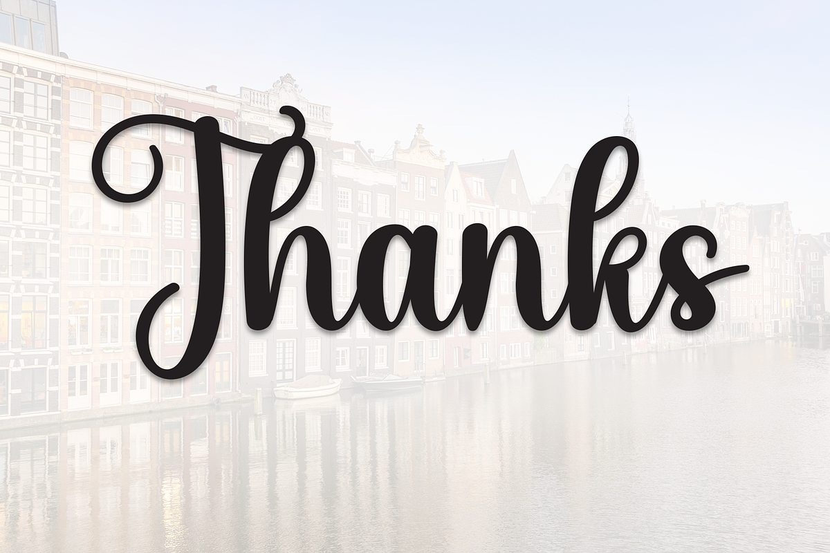 Amsterdam | Script Font, a Handwritten Font by Scratchones (Photo 9 of 9)