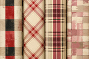 Plaid & Gingham Seamless Patterns, a Texture Graphic by Canvas Craft (Thumbnail 8 of 9)