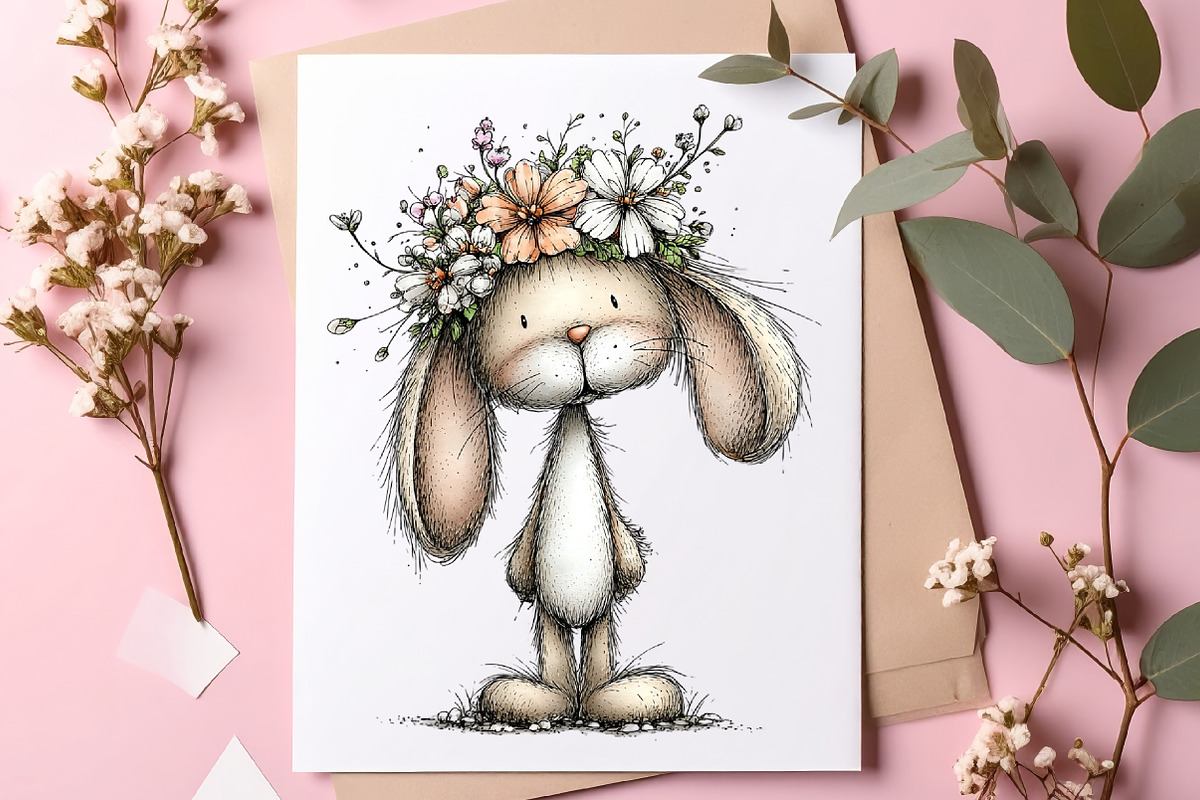 Whimsical woodland spring clipart, an Illustration by SinaCreation (Photo 7 of 11)