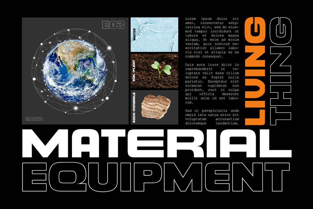 Cyberion - Futuristic Tech Font, a Font by Letterhend Studio (Photo 3 of 9)