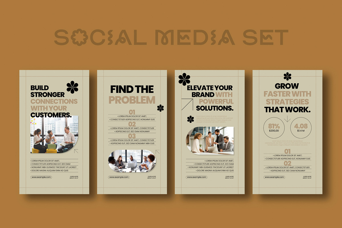 Corporate Social Media Post Template, a Social Media Template by MightyDesign (Photo 1 of 6)