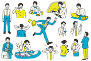 Businessman Vector at work, a Graphic by Smiley Creative (Thumbnail 2 of 4)