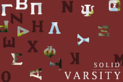 Varsity Greek Lettering, a Handwritten Font by Fontastic Ventures (Thumbnail 2 of 6)