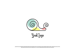 Snail Animal Logo Design Icon, a Branding & Logo Template by Morvana Crew