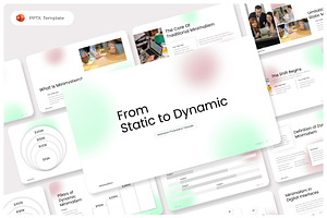 Minimalism Presentation PowerPoint, a Presentation Template by Premast
