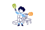 Creative kid activities, hobbies set, a Person Illustration by PaperTrident (Thumbnail 2 of 9)