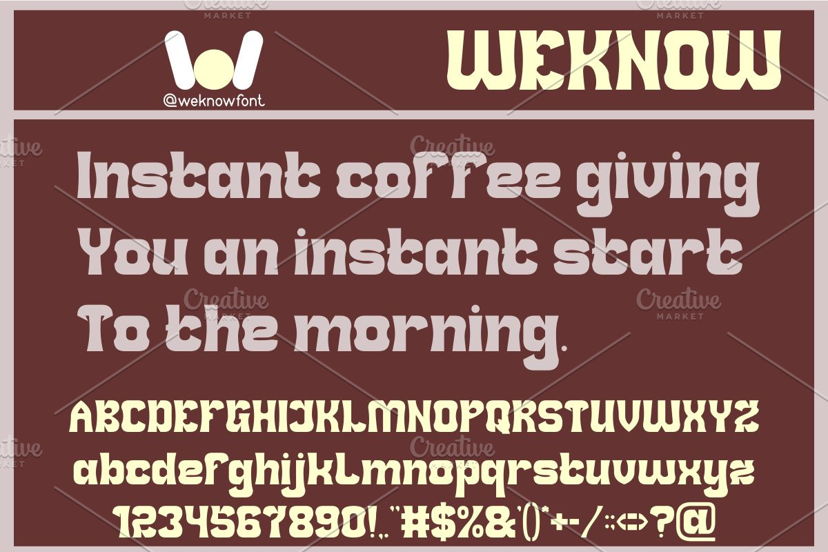 Early Afternoon font, a Font by weknow (Photo 4 of 8)