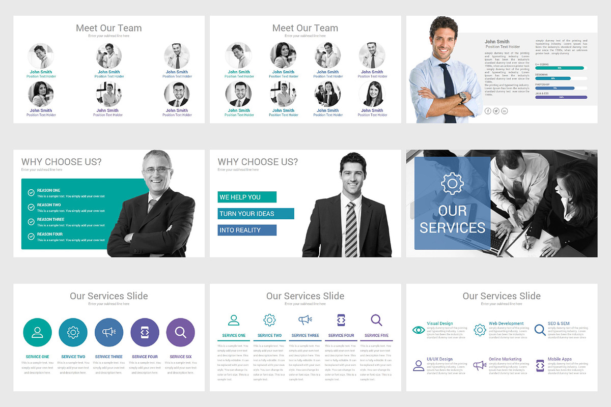 Business Proposal Keynote Template, a Presentation Template by SlideSalad (Photo 8 of 17)
