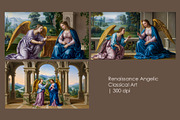 Renaissance Angelic Classical, an Education Illustration by StockVerse Creative (Thumbnail 1 of 4)