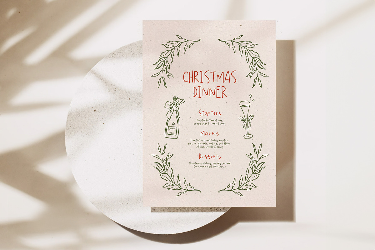 Whimsical Christmas Illustrations, an Object Graphic by DesignThatMatters (Photo 12 of 16)