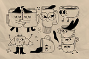 Coffee Break | Graphic collection, an Illustration by katieromanoff_art (Thumbnail 7 of 9)