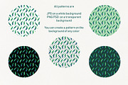 Lineart floral leaves patterns, a Texture Illustration by Dina Guiter (Thumbnail 15 of 20)