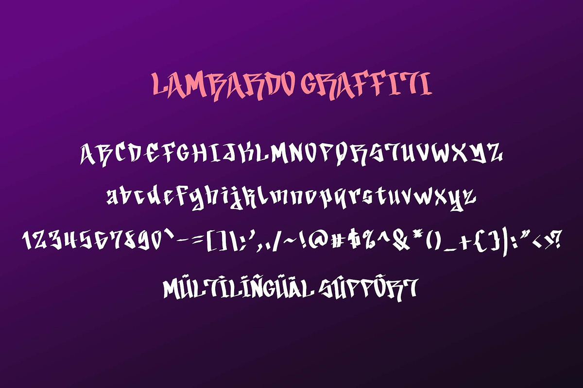 Lambardo Graffiti, a Blackletter Font by Yoga Letter (Photo 5 of 5)