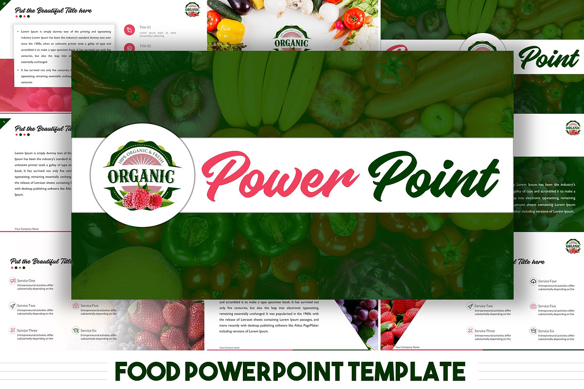 [PPTX] Food PowerPoint Presentation, a Presentation Template by litoondev (Photo 1 of 27)
